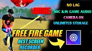 FREE FIRE GAME BEST SCREEN RECORDER | SAVE FROM GALLARY | BEST SCREEN RECORDER 2023 | ANDROID|TAMIL