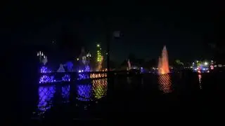 What does the beautyN beast waterfall show look like at Disneyland? #beauty #disneyland #show