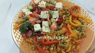 Quick Pasta Salad Recipe | Easy Healthy Dinner Idea in 10 Minutes