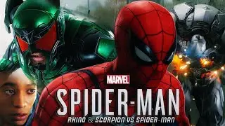 RHINO & SCORPION vs SPIDER-MAN | PS5 Remastered Intense Battle