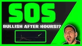 20MA CROSSING AFTER HOURS! | Top BTC Penny Stock to Buy Now!? | SOS Stock Chart Technical Analysis!