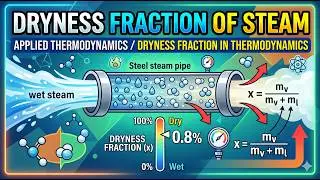 Dryness Fraction of Steam | Applied Thermodynamics/Dryness Fraction in Thermodynamics