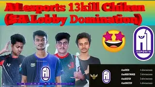A1 esports🇧🇩vs team i8🇵🇰|A1 esports South Asia Lobby Domination 13 kill Chicken😻|Sinister|Sketch