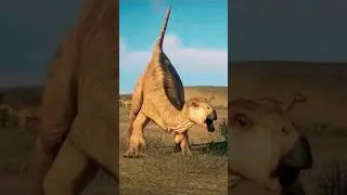 Игуанодон НЕ счастлив... 😳🦖 #jurassicworldevolution2 #dinosaur #shorts