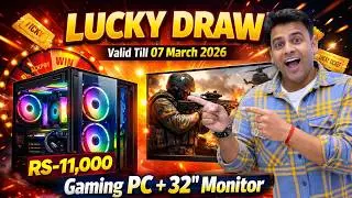 Lucky Draw Dhamaka Offer | Rs-11,000 to 50,000 Gaming Pc With Monitor | Gaming Pc Wala | Nehru Place