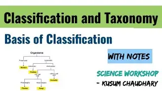 classification and Taxonomy || Basis of Classification|| Science workshop|| Kusum