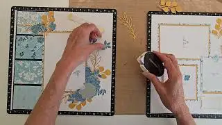 Floral Clusters - step by step instructions using True Blue Florals