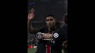 PSG vs Inter 💀🔥 #football #shorts #viral #capcut #edit #championsleague #tiktok #psg #inter #goat