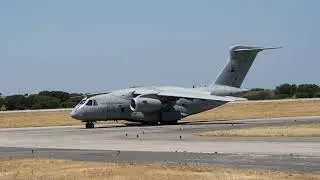 KC-390 Landing and taxing at Beja AirShow 2024