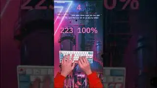 Typing 225 WPM for 15 seconds [100% accuracy Dvorak typing]