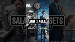 Salary Keeps You Alive. Assets Set You Free #WealthMindset #PassiveIncome #BuildAssets #shorts