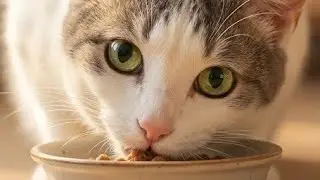 &ldquo;The Peaceful Beauty of My Big Cat Eating 😻✨ | Relaxing Long Cat Video&rdquo;#cat#shorts 