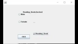 (32) Check Box Radio Button with Event handling