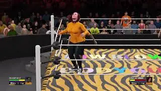 WWE 2K16: Low blow To Angel Alex Benson