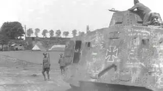 Testing WW1 German A7V Tank “Elfriede”