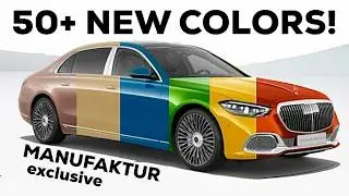 50+ NEW COLORS for 2026 MERCEDES S Class Manufaktur Exclusive! My TOP 5 Pick? FULL Review