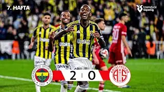 Fenerbahçe (2-0) Antalyaspor - Highlights/Özet | Trendyol Süper Lig - 2025/26