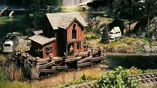 Fisherman House in Paradise - Living Diorama 1:87 H0 Scale