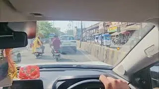 POV Car Drive | Driving in extreme indian traffic | No talking POV
