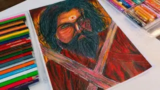 Chhatrapati Sambhaji Maharaj Drawing, Chhaava Movie Drawing, Step by step Colour Pencil Tutorial