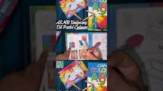 Unboxing Oil Pastel Colours | Colorful Drawing Relaxing Video ASMR 👌 #subscribe #shorts #viral