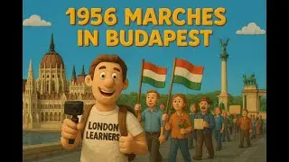 London Learners to the 1956 Memorial Marches around Parliament to Deak in Budapest, Hungary, 4k!