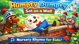 Humpty Dumpty 🥚 | Nursery Rhyme for Kids | Baby Songs