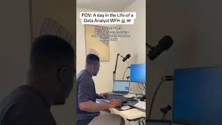 POV: A day in the Life of a Data Analyst WFH 👩&zwj;💻&nbsp;#tech #data #viral #blowthisup #dataanalytics