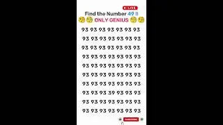 find the number #brainteaser