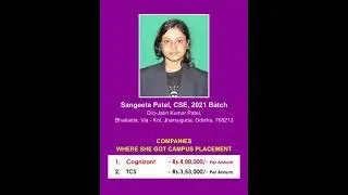Campus Placement 2021 I Super Achievers I Best University For Campus Placement I GIET University