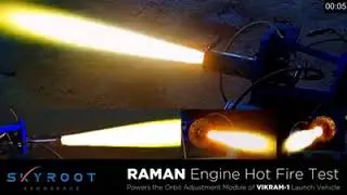 RAMAN engine | skyroot aerospace | private space firm (1st indian company) | ISRO.