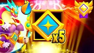 ASCENDED DEITY DRAGON 5 ⭐️ VẬY L&Agrave; TỪ GIỜ KH&Ocirc;NG LO HẾT M&Aacute;U | DRAGON CITY