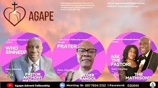 Agape Advent Fellowship | Worship Hour Sermon – “WHO SINNED?” | Pastor Mathison (Oct 4, 2025)