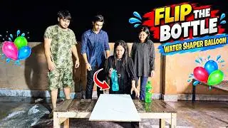 FLIP THE BOTTLE CHALLENGE // PUNISHMENT MA PANI WLA SHAPER   ALISHA ABUBAKAR KI FIGHT HO GAYEE