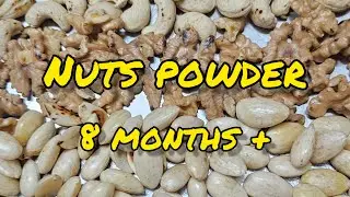 Nuts powder for babies 8months+ #nutspowder #6monthbabyfoods #trending #babyfoodtips #babyfoodchart