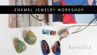 Studio Vlog - Workshops enamel jewelry