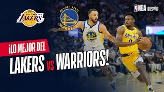 &iexcl;Lo mejor del incre&iacute;ble partido entre Lakers vs Warriors!