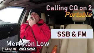Working 2mtr FM & SSB from  Merryton Low, Nr, Leek, Staffs