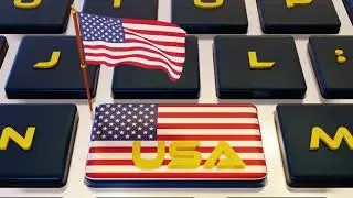 🇺🇸 Waving American Flag | 3D Animation Tribute to the USA