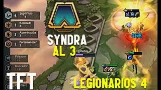 tft - SYNDRA AL 3 DELETE!! 4 LEGIONARIOS IMPARABLES!! Teamfight Tactics LOL Espa&ntilde;ol.