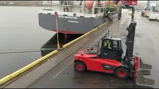 Schwerlaststapler im Hafeneinsatz [Anwenderbericht] - Linde Material Handling