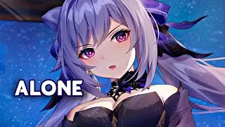 Nightcore - Alone - (Lyrics) ft.Marianna Ray