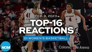 Reacting to the first top-16 women's basketball committee rankings reveal