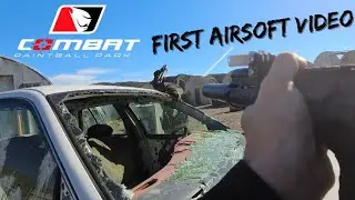 First Airsoft Video! Gameplay at 📍Combat Paintball Park