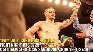 Team Wild Card Boxing - Callum Walsh, Cain Sandoval & Gor Yeritsyan Fight Night 6/22