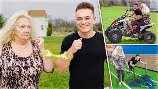 HANDCUFFED TO GRANDMOM FOR 24 HOURS