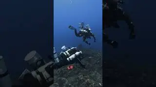 Diving with a rebreather team was truly awesome! 🌊