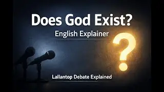 Does God Exist English Explainer-Javed Akhtar vs Mufti Shamail Nadwi - #debate  by The #lallantop