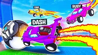 Dash vs Ruby vs Cam in ROCKET LEAGUE