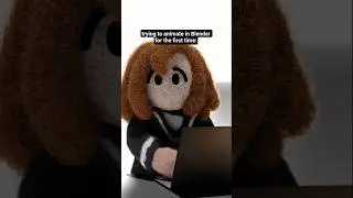 Трудности анимации 😭 #анимация #blender #тренд